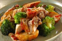 鶏肉とバゲットのソテー