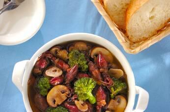 ホタルイカの簡単アヒージョ