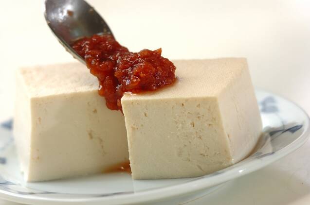 サッパリ梅ダレ冷奴の作り方の手順3