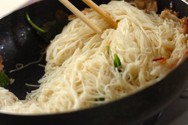 一年中楽しめる！そうめんのパッタイ風 やみつきに by保田 美幸さんの作り方の手順5