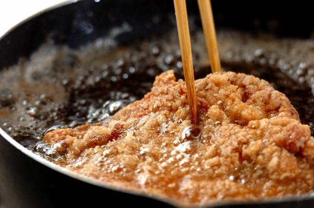 揚げ鶏のピリ辛ソースの作り方の手順5