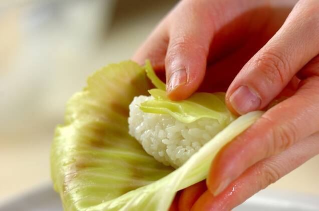 野菜寿司の作り方の手順3