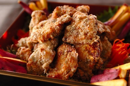 大葉みそ味鶏むね肉唐揚げ