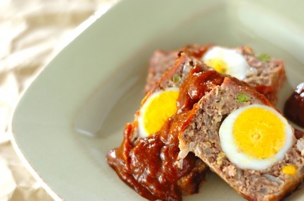 冷凍ミックスベジタブルでお手軽ミートローフ