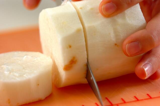 長芋のステーキユズコショウ風味の作り方の手順1