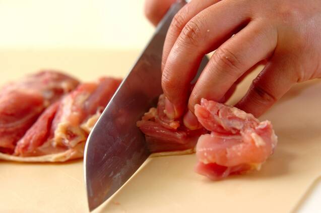 鶏肉のカラッと揚げの作り方の手順1