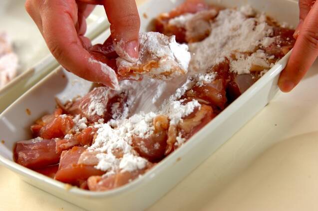 鶏肉のカラッと揚げの作り方の手順5