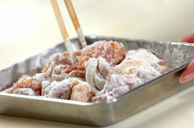 和風ドレッシングで簡単唐揚げの作り方の手順3