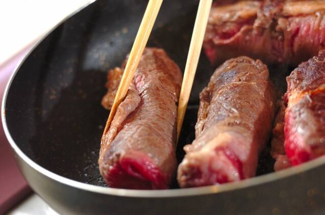 スティック牛にぎりの作り方の手順4