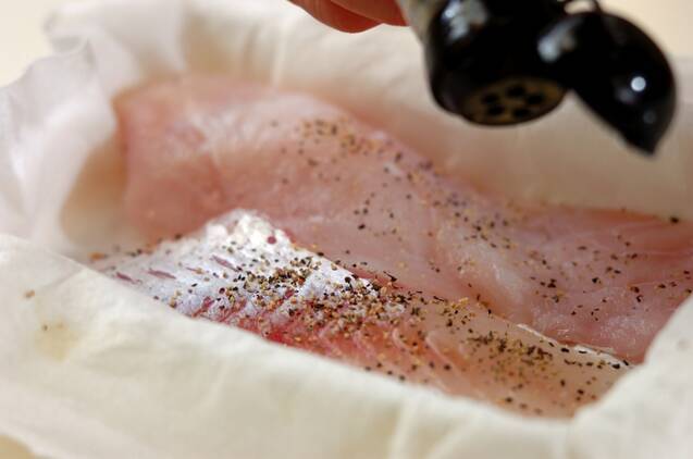 タラのちり蒸しの作り方の手順1