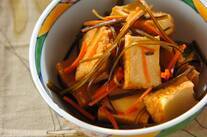 昆布と厚揚げの煮物