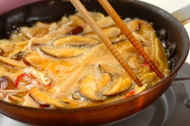 カニ玉の作り方の手順5