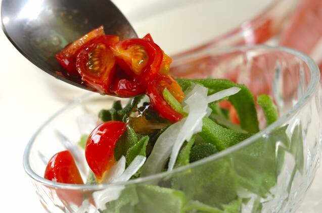 アイスプラントサラダの作り方の手順3