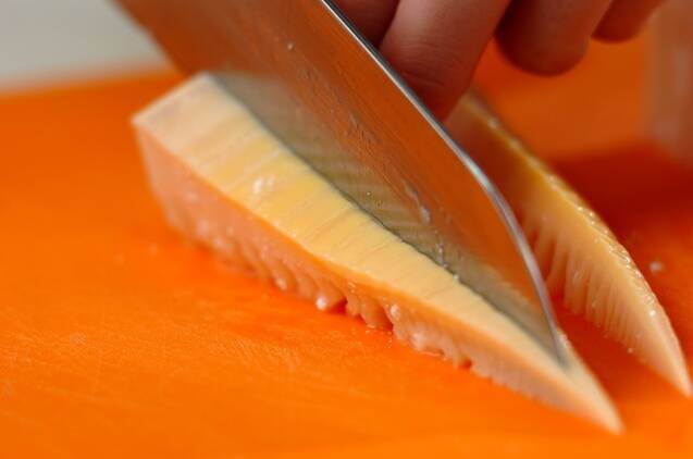 タケノコの天ぷらの作り方の手順1