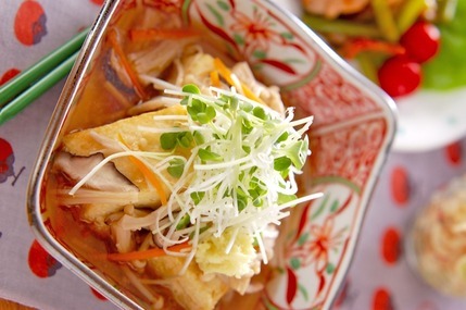 揚げ出し豆腐キノコあん