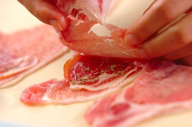 サルティンボッカのサラダ仕立ての作り方の手順3