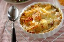 エビとキノコのグラタン