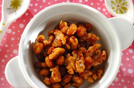 大豆とクルミのおやつ