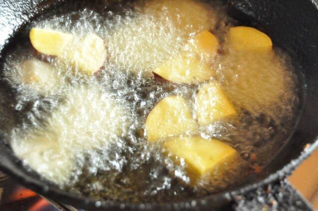 豚肉とサツマイモの黒酢酢豚の作り方の手順6