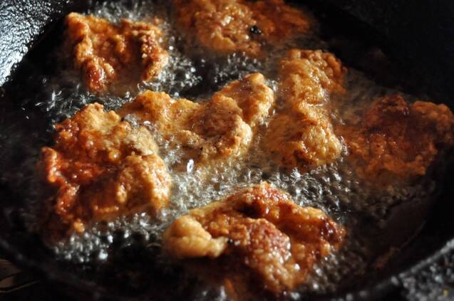 豚肉とサツマイモの黒酢酢豚の作り方の手順7