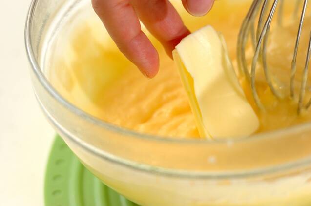 イチゴシュークリームの作り方の手順2