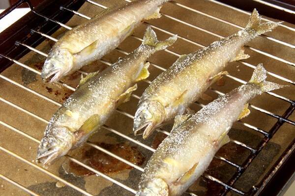 旬の味わい 鮎の炊き込みご飯の作り方の手順1