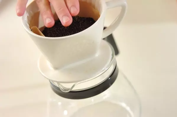 ドリップコーヒーゼリーの作り方1