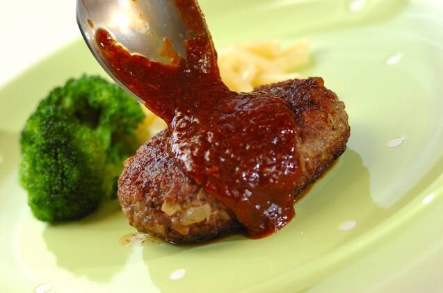 リンゴたっぷりハンバーグの作り方の手順7