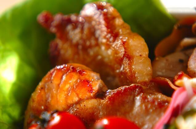 レモンバターのポークソテー