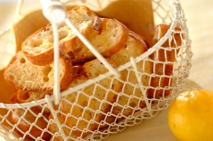 爽やかレモンシュガーラスク