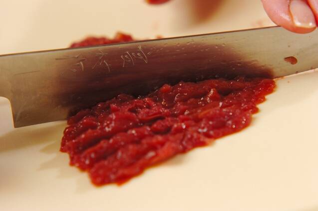 冬瓜の梅カツオ和えの作り方の手順2