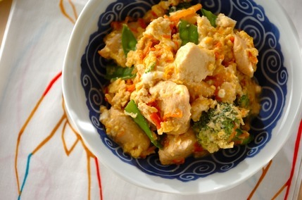 炒り鶏豆腐