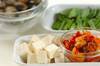 アサリと豆腐のピリ辛スープの作り方の手順1