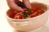 トマトと玉ネギのスープの作り方の手順5