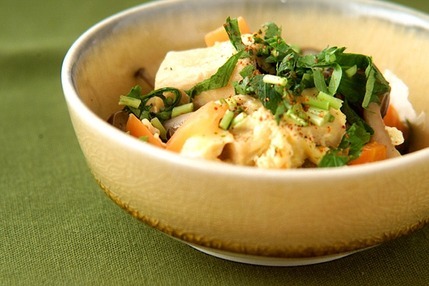 高野豆腐の卵とじ