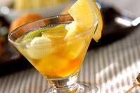 梅酒のフルーツカクテル