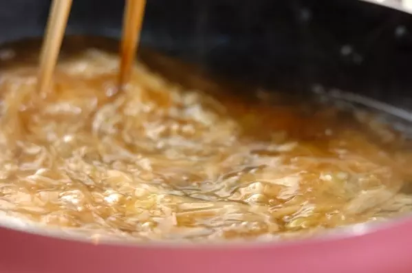 ふわふわ卵白のあんかけチャーハンの作り方4