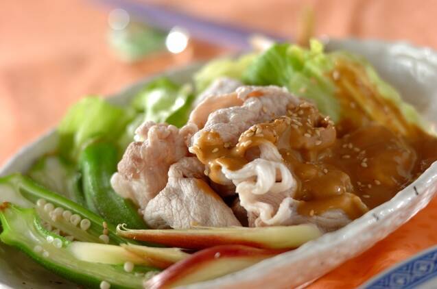 タレが美味しい 豚しゃぶサラダ お肉やわらか by山下 和美さん