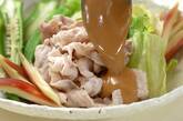 タレが美味しい 豚しゃぶサラダ お肉やわらか by山下 和美さんの作り方4