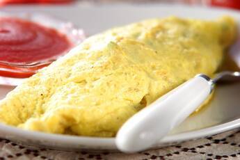 ほうれん草のオムレツ