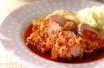 柔らかローストポークハニーマスタード添え