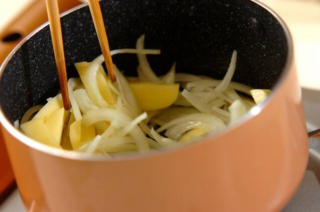 アスパラポタージュの作り方の手順4