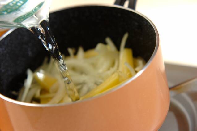 アスパラポタージュの作り方の手順5