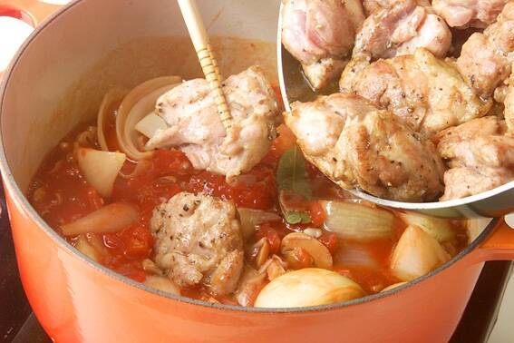 鶏肉のトマト煮の作り方の手順9