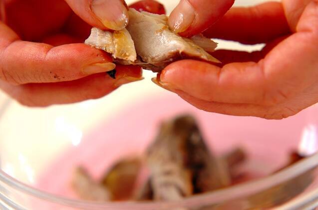 塩サバの混ぜご飯の作り方の手順2