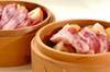 豚バラ肉と根菜のせいろ蒸しの作り方の手順4