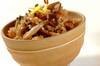 キノコの土鍋炊き込みご飯の作り方の手順4
