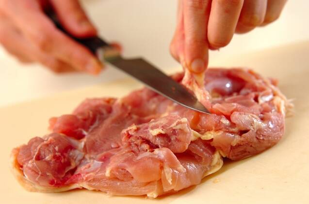 鶏鍋の作り方の手順1