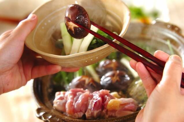 鶏鍋の作り方の手順4