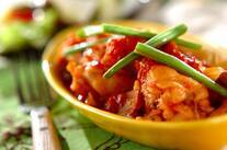 鶏手羽元の柔らかトマト煮